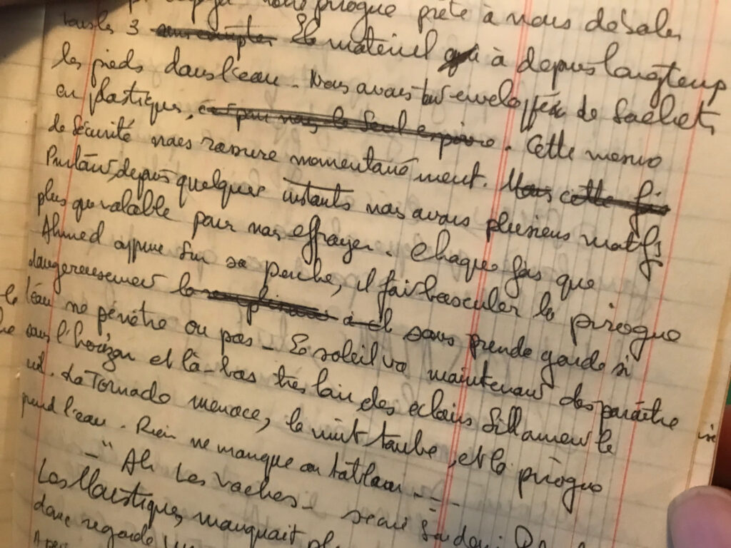 Notes de tournage de Daniel Bertolino